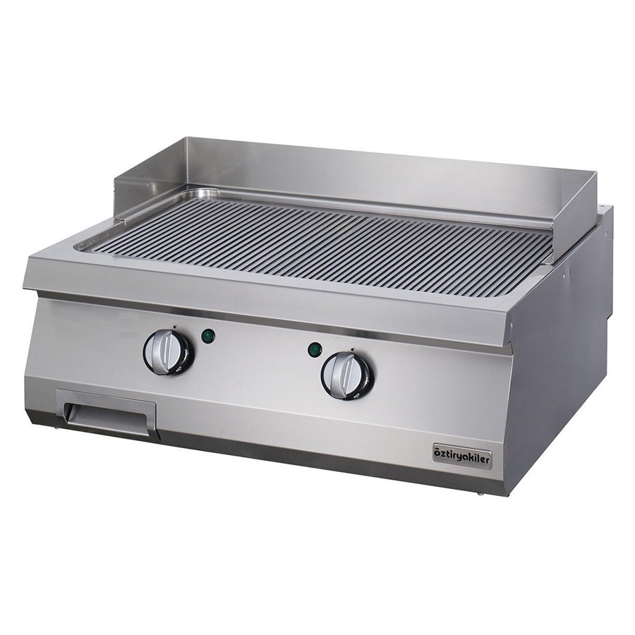 Grill Plate Set Üstü 700 Seri Elektrikli, Oluklu