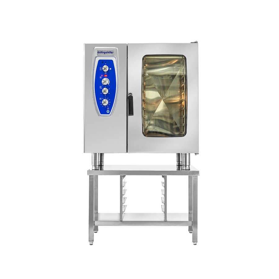 Konveksiyonlu Fırın Elektrikli, 10×GN 1/1 Kızaklı