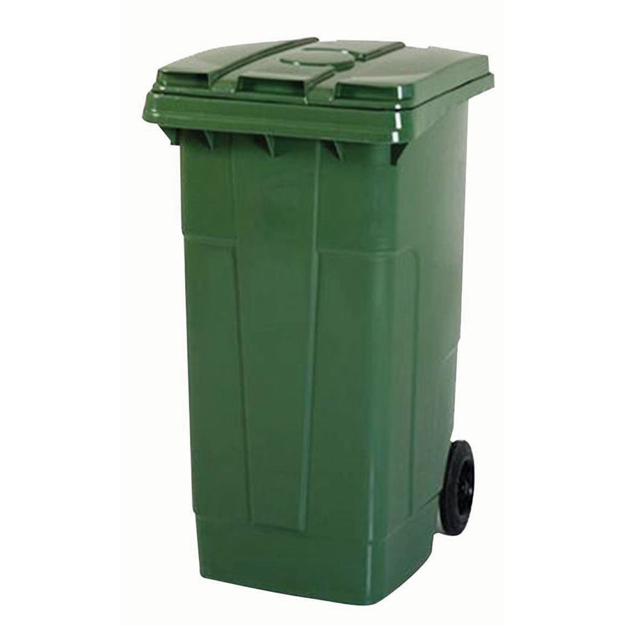 Çöp Konteyneri 120 L, Yeşil